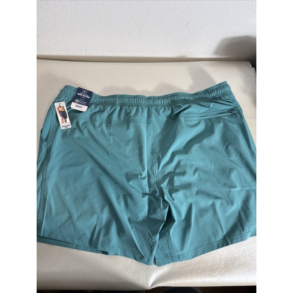 George Men's Swim Trunks 3XL 3XG Quick Dry UPF 50+ Aqua Island Above The Knee